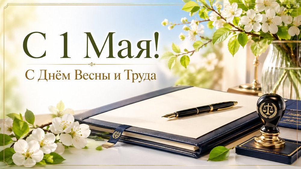 С 1 Мая - Днём Весны и Труда!